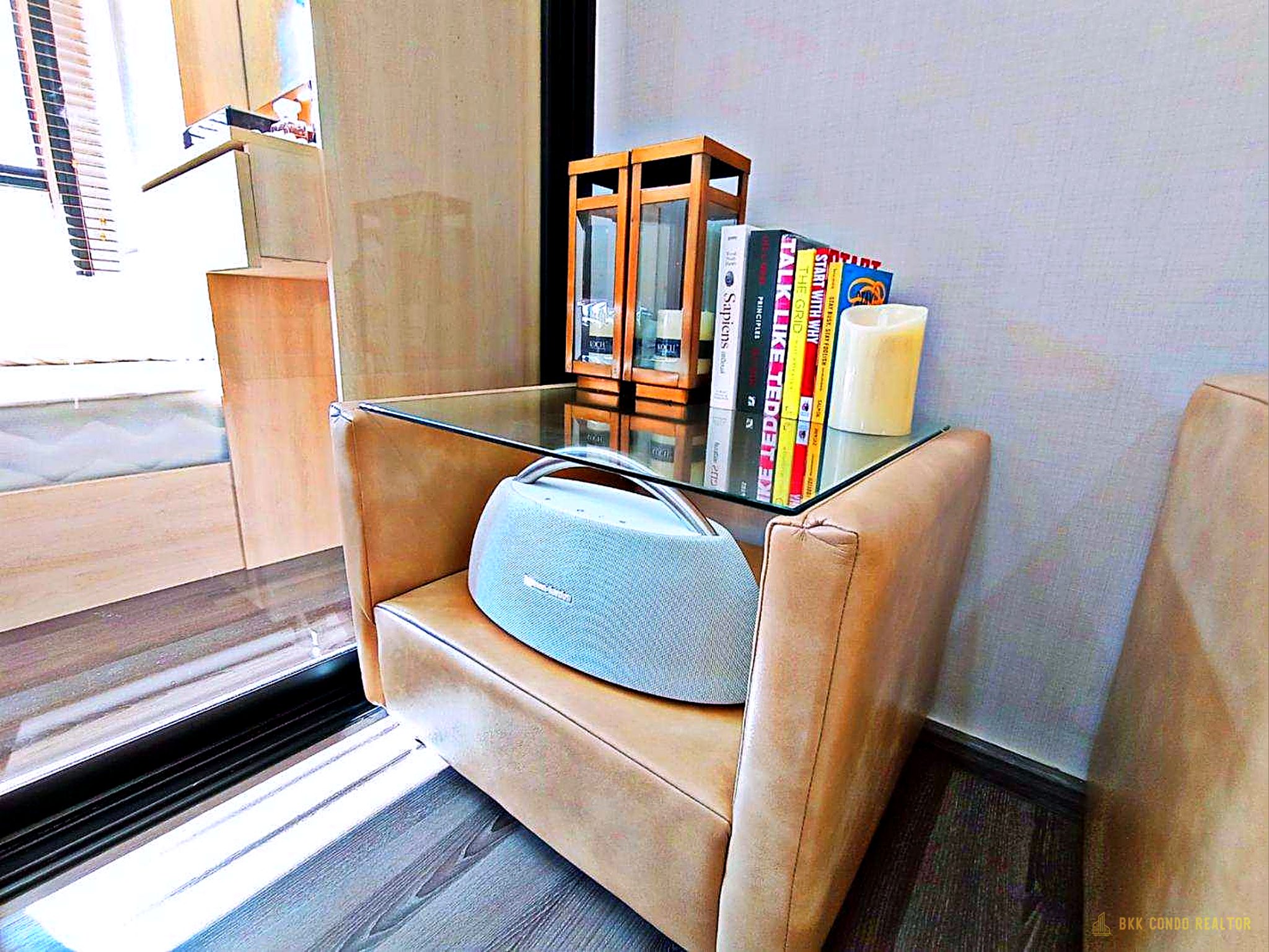 06-living_room-29 Studio Condo for Rent at The Base Park West (26 sqm) — On Nut BTS