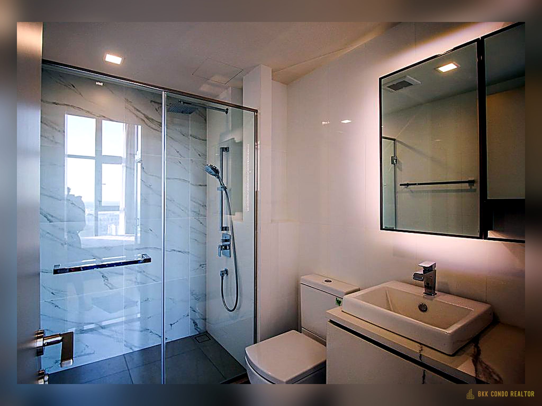 07-bathroom-56 1-Bedroom Condo for Rent at THE LINE Sukhumvit 101 (28 sqm) — Punnawithi BTS