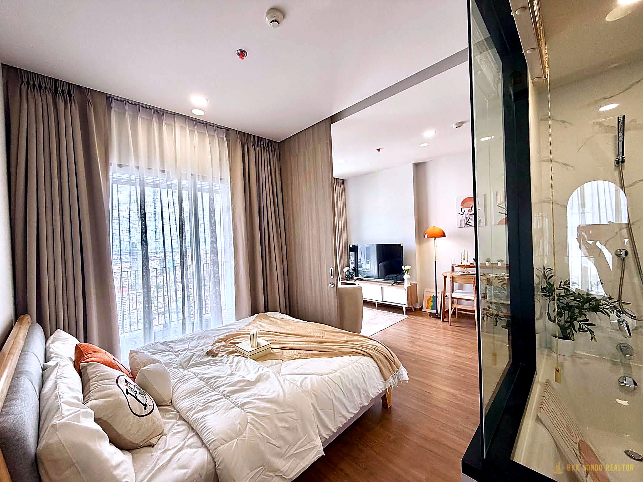 1-Bedroom Condo for Rent at Cloud Thonglor – Phetchaburi (32 sqm) — MRT Phetchaburi