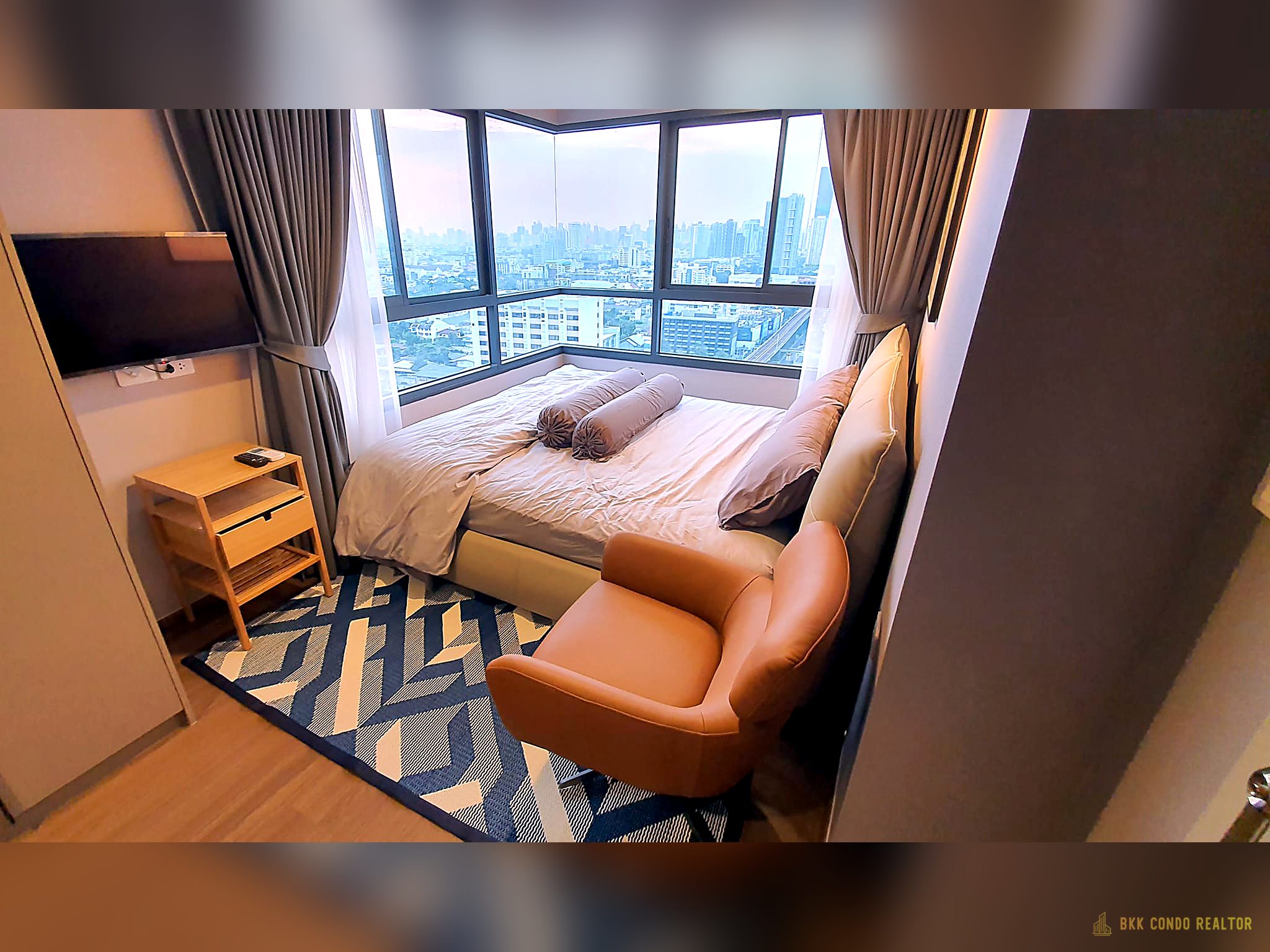 07-bedroom-15 2-Bedroom Condo for Rent at IDEO Sukhumvit 93 (60 sqm) — Bang Chak BTS