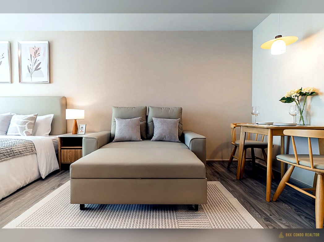 Studio Condo for Rent at Regent Home Bangna (28.21 sqm) — Bangna BTS