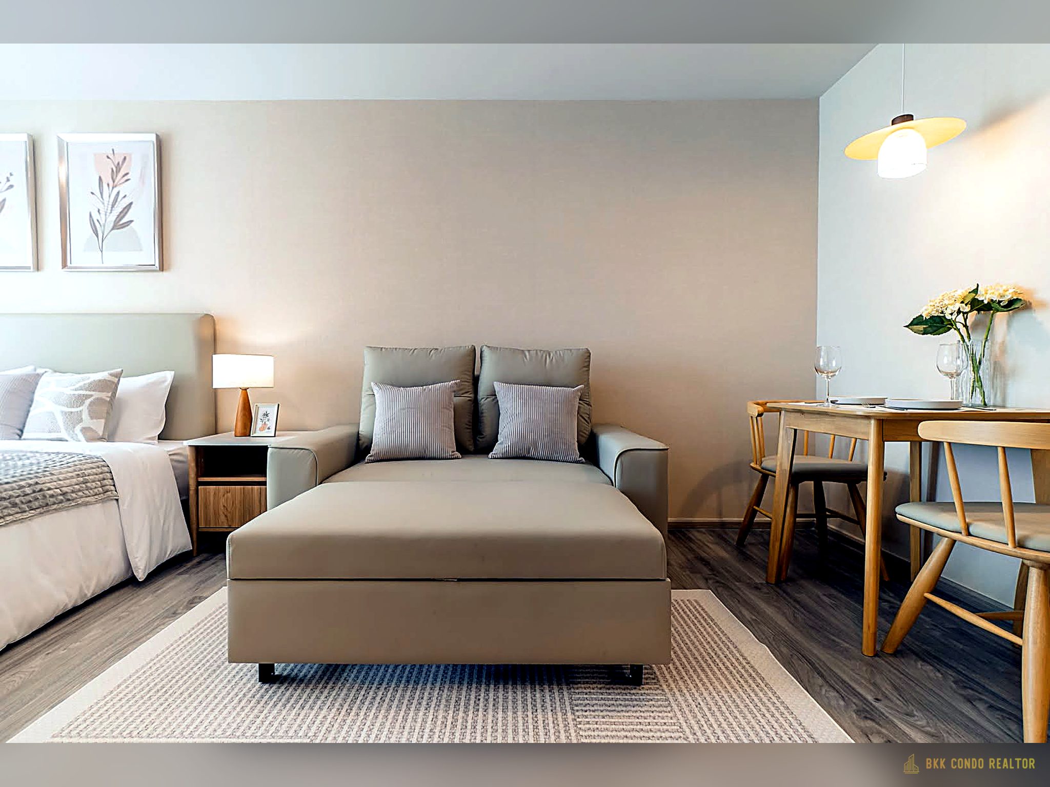 07-bedroom-4 Studio Condo for Rent at Regent Home Bangna (28.21 sqm) — Bangna BTS