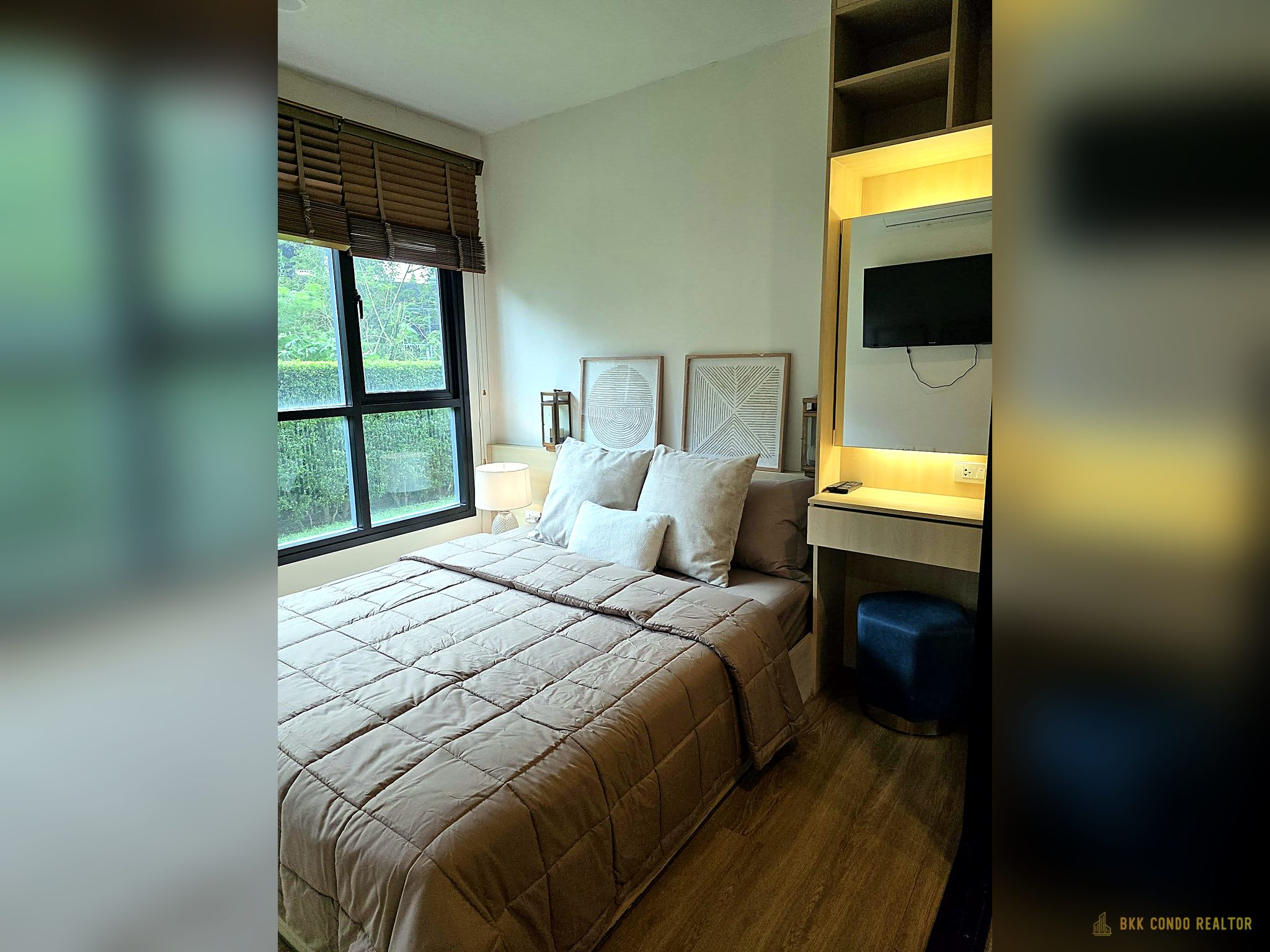 Studio Condo for Rent at The Base Park West (26 sqm) — On Nut BTS