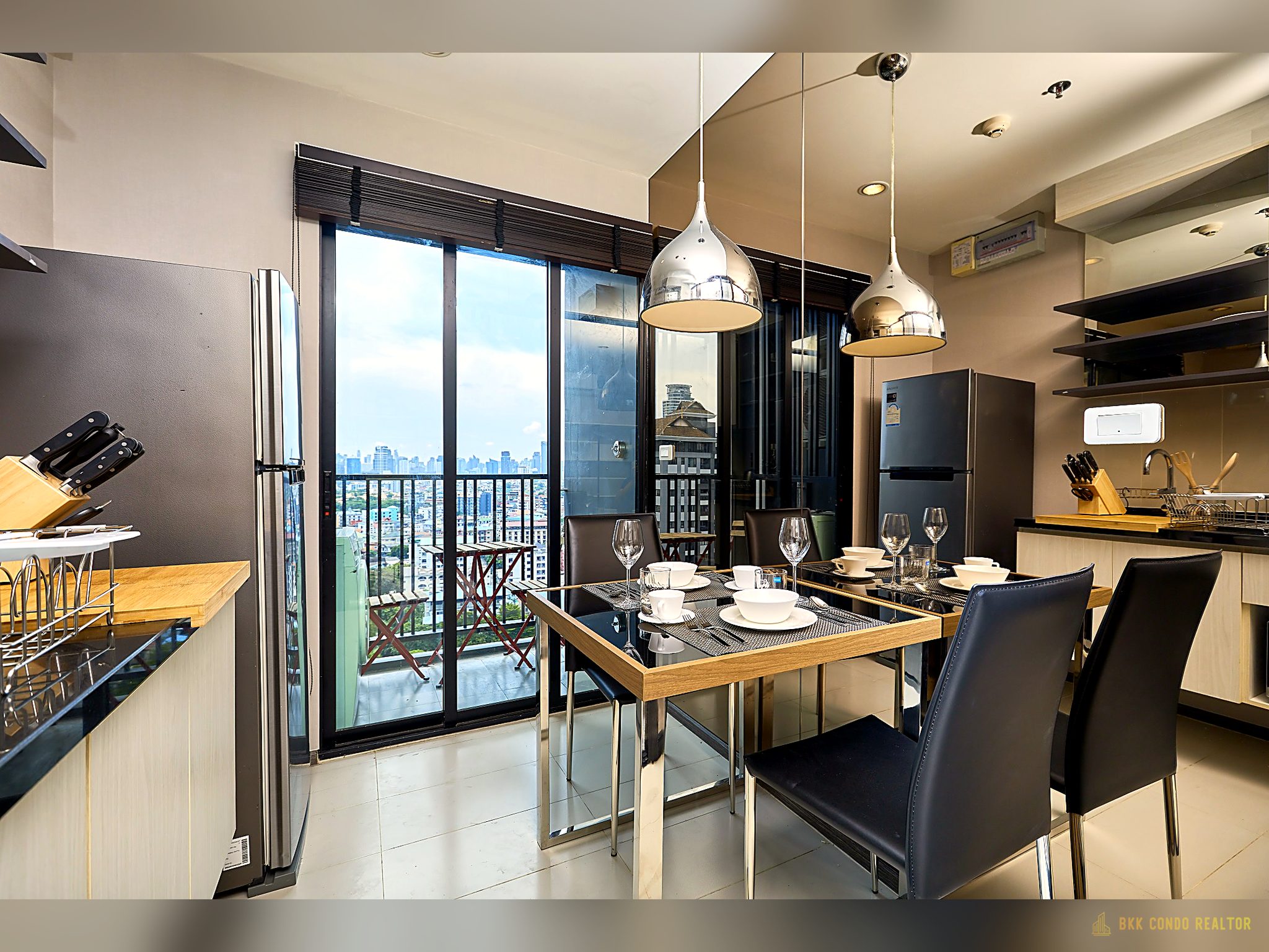 07-kitchen-59 1-Bedroom Condo for Rent at The Base Park East (31 sqm) — On Nut BTS