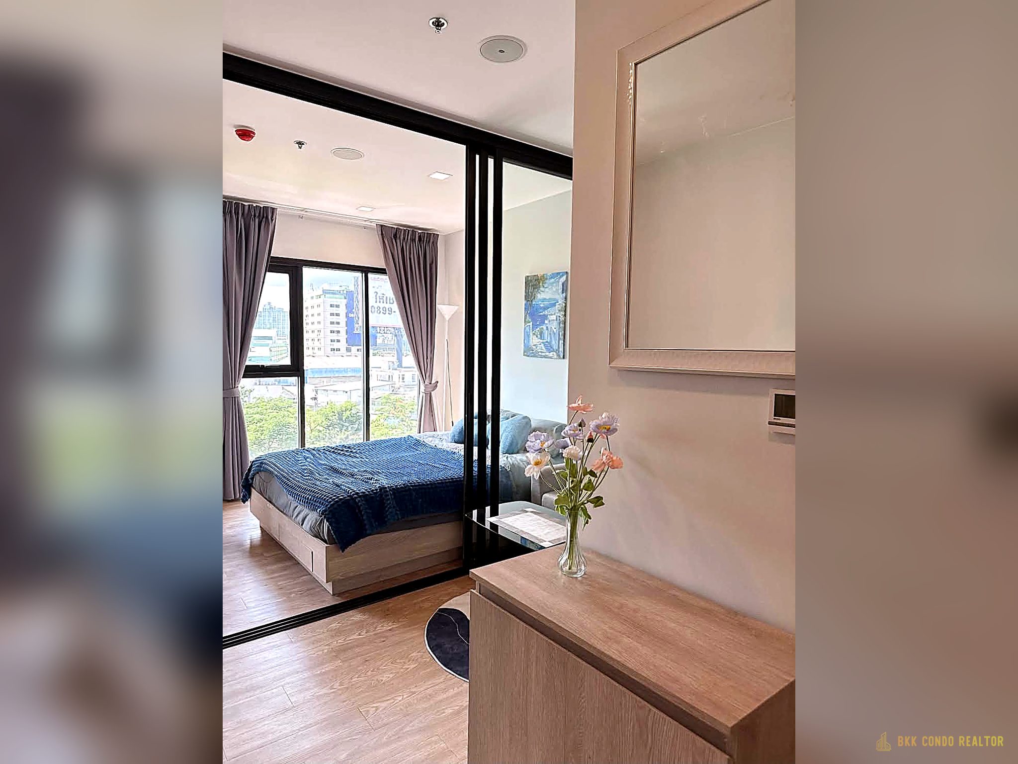 Studio Condo for Rent at Modiz Sukhumvit 50 (24 sqm) — On Nut BTS