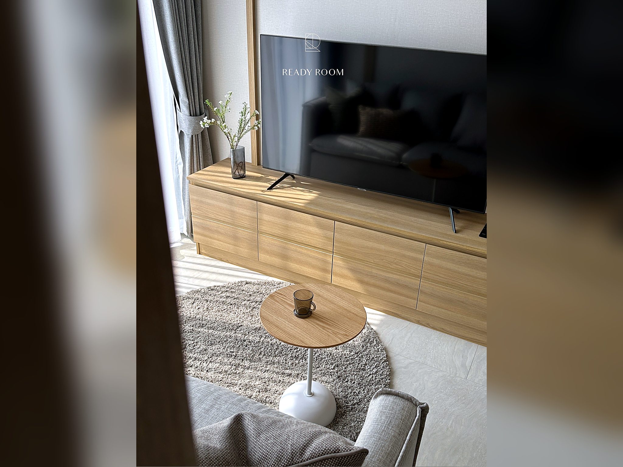 07-living_room-20 1-Bedroom Condo for Rent at Cooper Siam (36 sqm) — National Stadium BTS