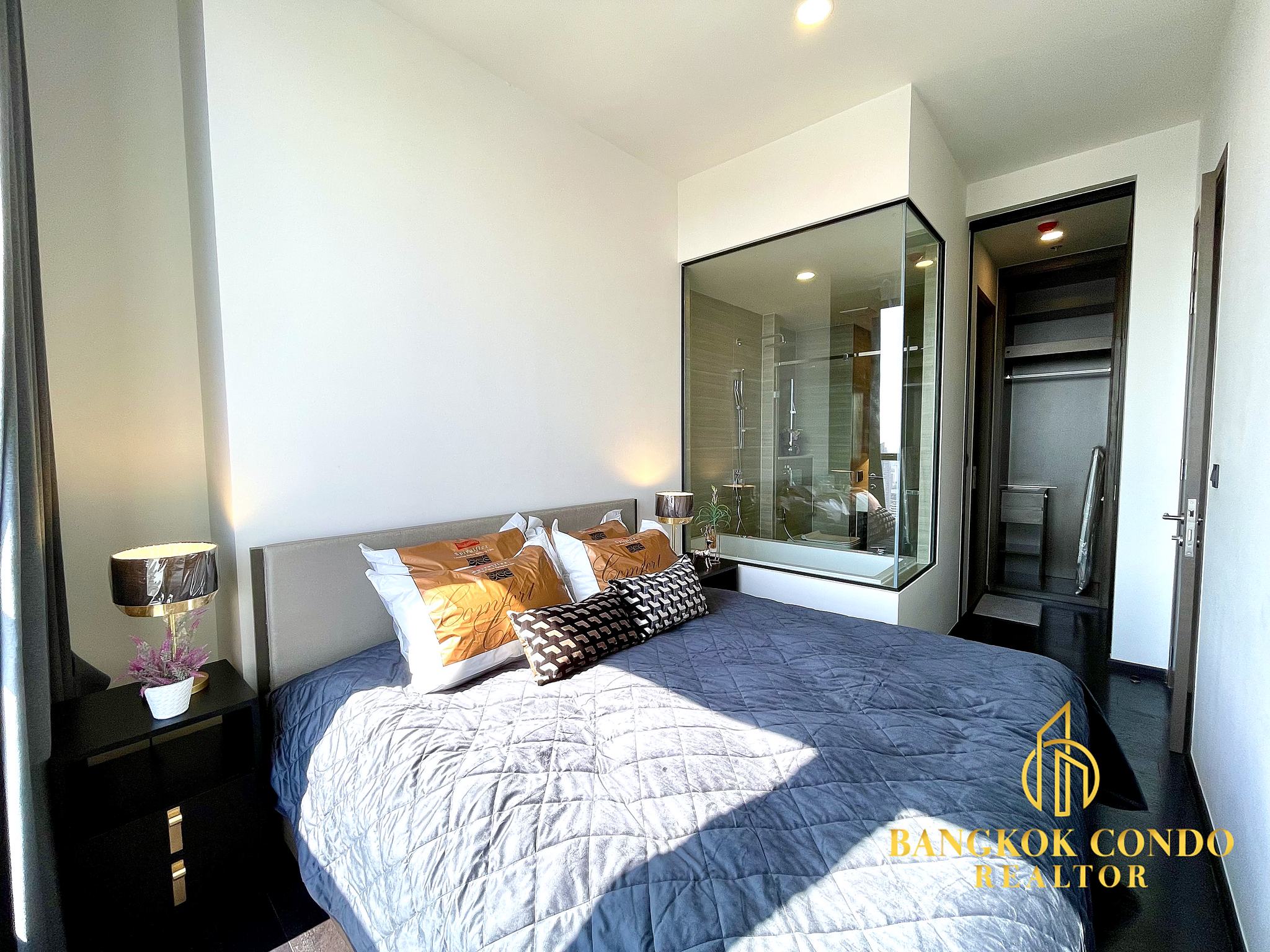 08-bedroom-27 1-Bedroom Condo for Rent at Park Origin Thonglor (33 sqm) — Thonglor BTS