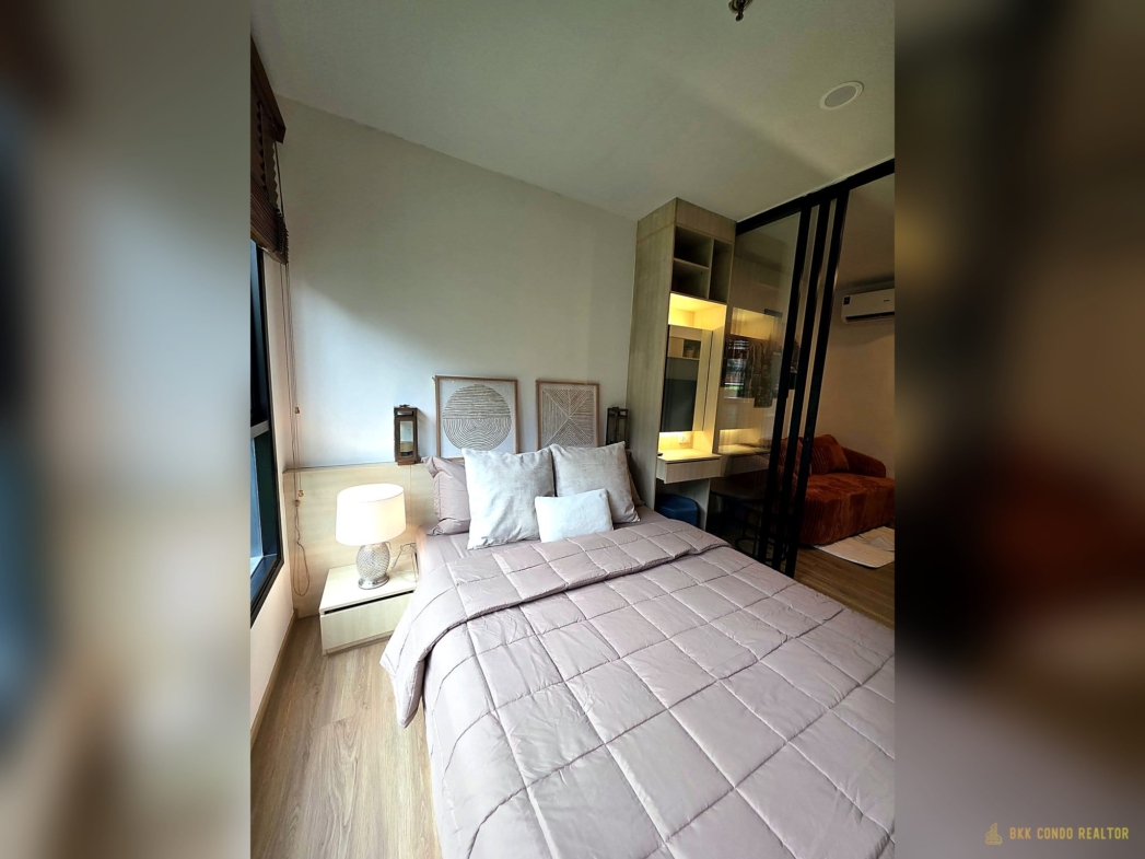 Studio Condo for Rent at The Base Park West (26 sqm) — On Nut BTS
