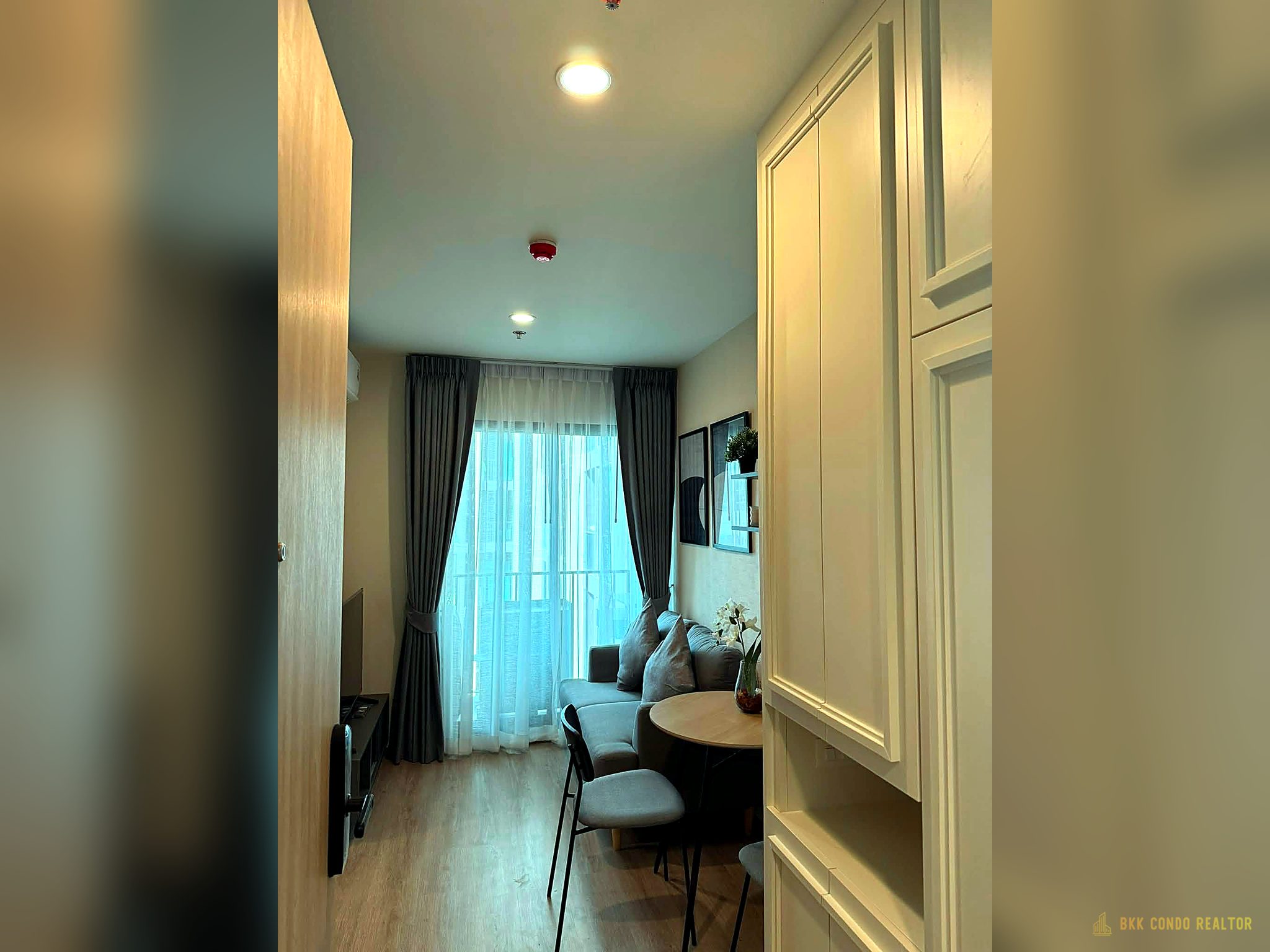 08-living_room-1 1-Bedroom Condo for Rent at NUE District R9 (26 sqm) — Rama 9 MRT
