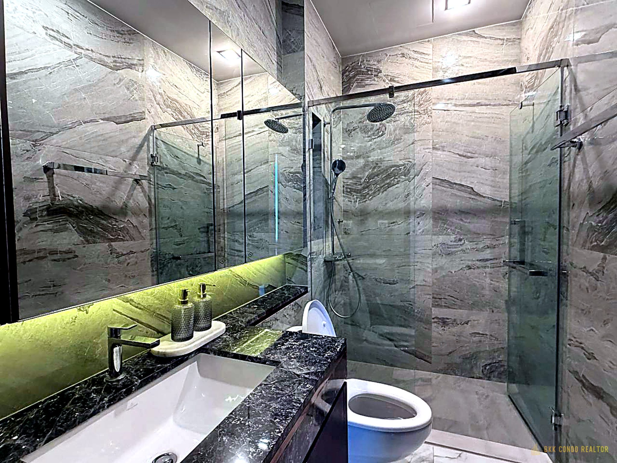09-bathroom-21 2-Bedroom Condo for Rent at Laviq Sukhumvit 57 (80 sqm) — Thonglor BTS