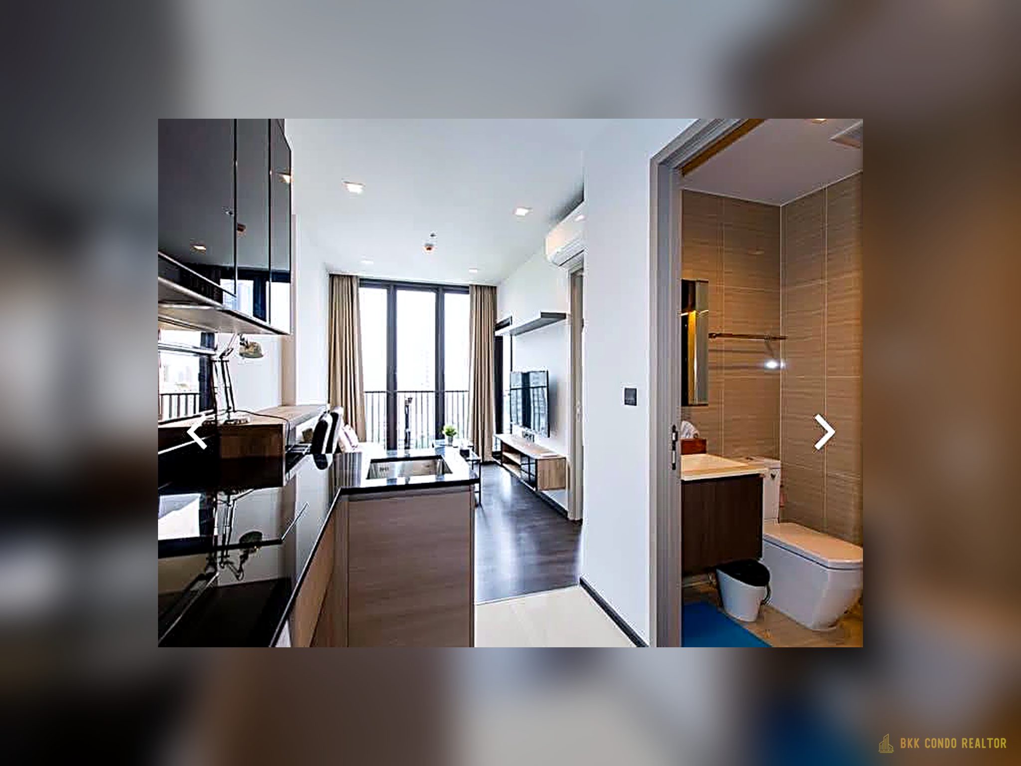 1-Bedroom Condo for Rent at THE LINE Asoke – Ratchada (35 sqm) — Rama 9 MRT