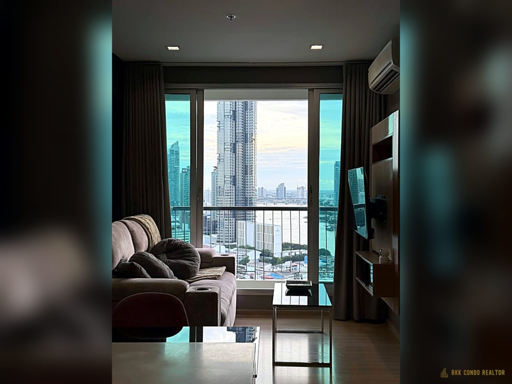 1-Bedroom Condo for Rent at Rhythm Sathorn 21 (45 sqm) — Saphan Taksin BTS