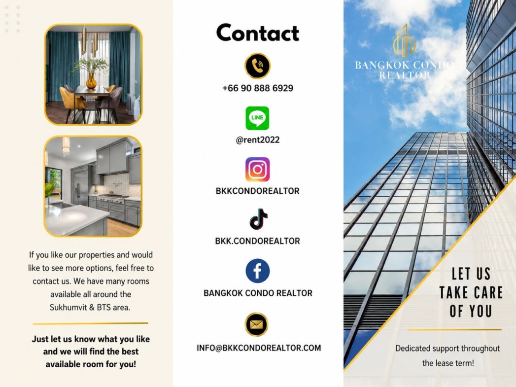 1-Bedroom Condo for Rent at The Sense Sukhumvit 68 (47 sqm) — Udom Suk BTS