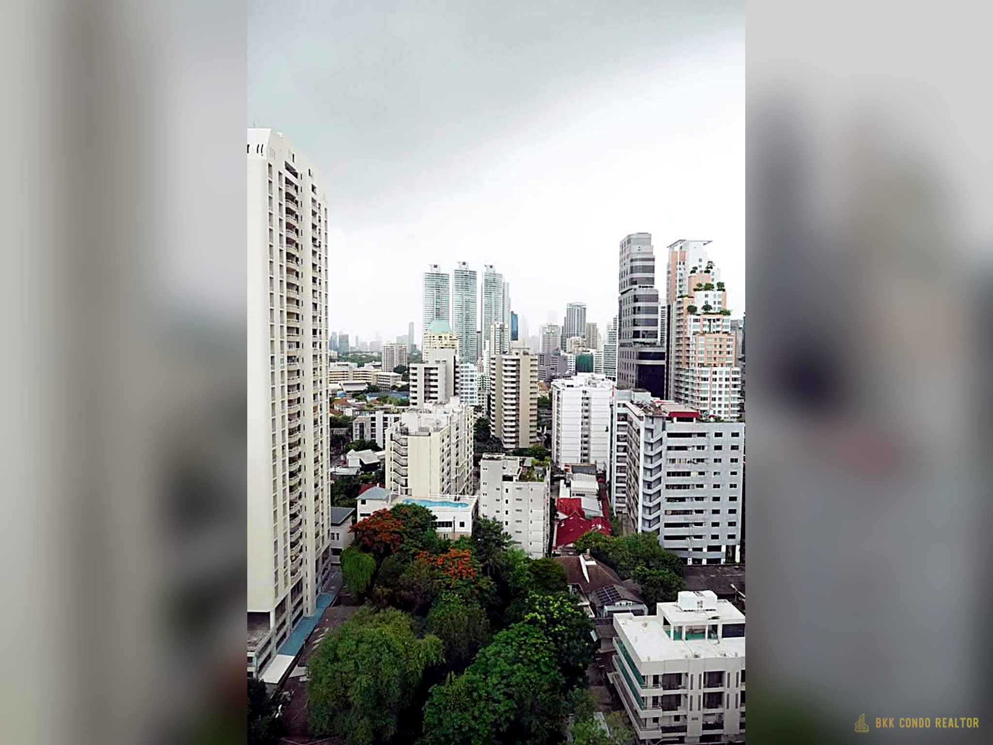 14-balcony_view-14 2-Bedroom Condo for Rent at KRAAM Sukhumvit 26 (110 sqm) — Phrom Phong BTS