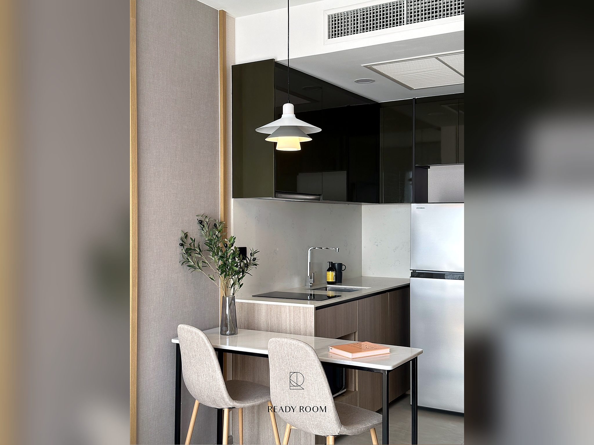 15-kitchen-1 1-Bedroom Condo for Rent at Cooper Siam (36 sqm) — National Stadium BTS
