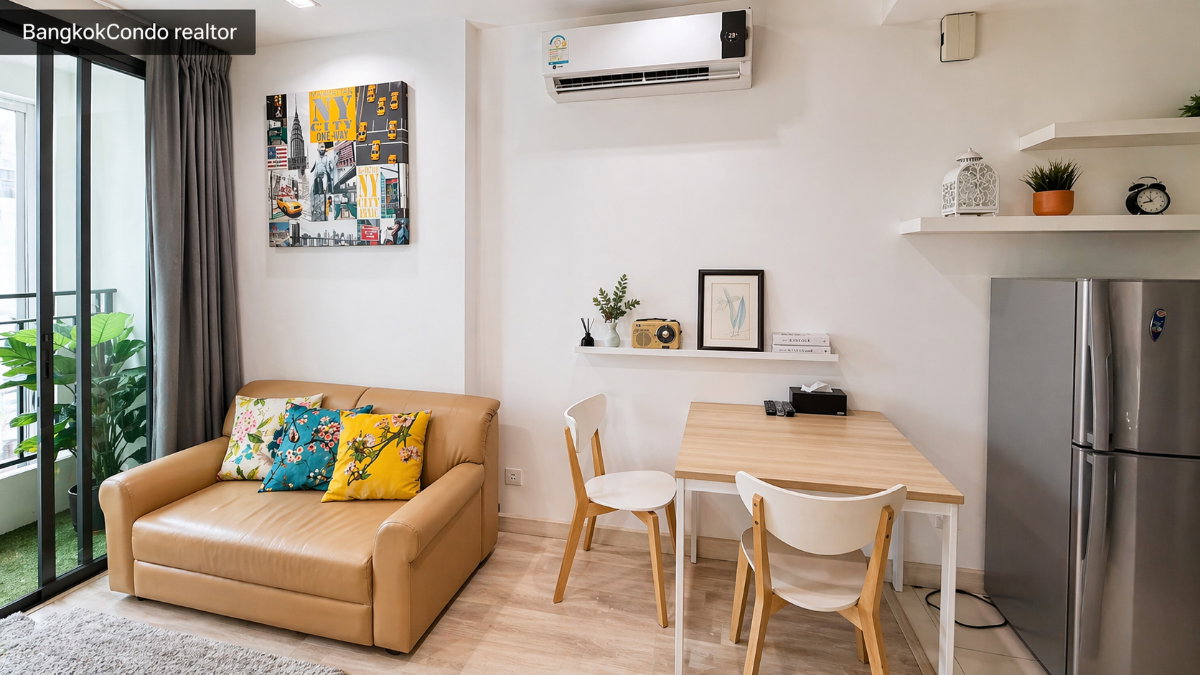 1-Bedroom Condo for Rent at IDEO Mobi Sukhumvit 81 (31 sqm) — On Nut BTS