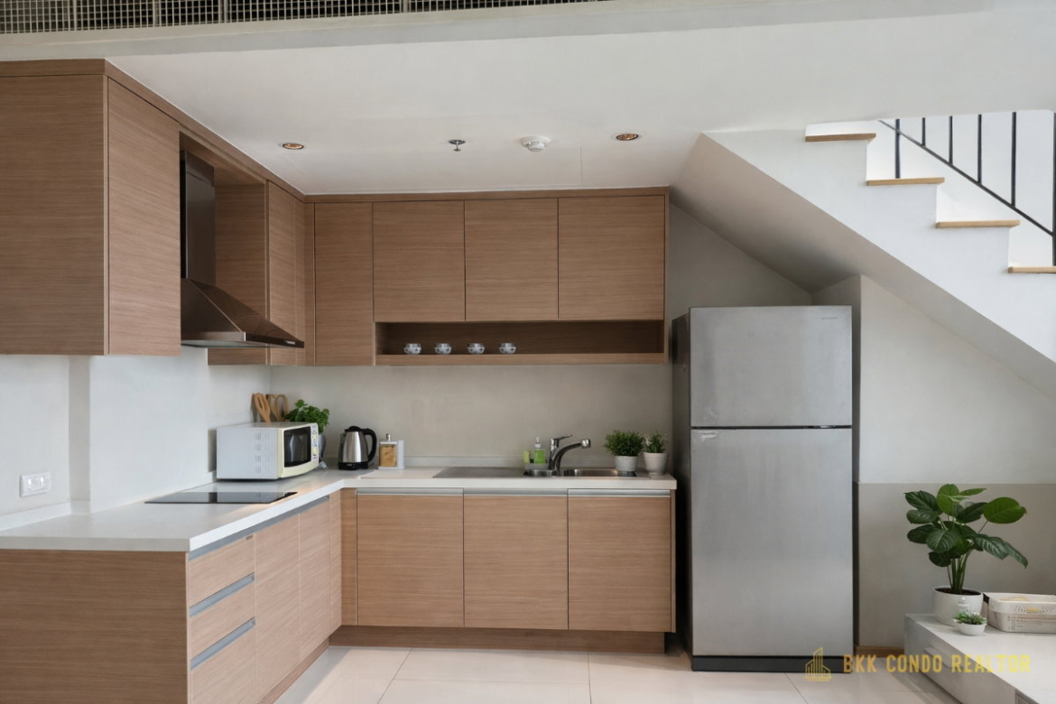 Duplex 1-Bedroom Condo for Rent at The Emporio Place (83 sqm) — Phrom Phong BTS