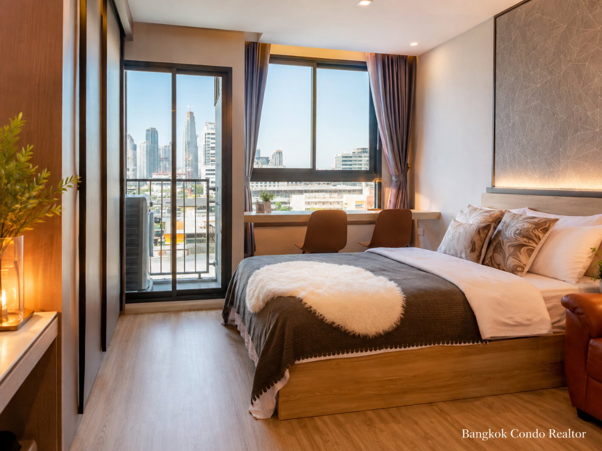 a01094-02 Studio Condo for Rent at IDEO Sukhumvit 93 (26 sqm) — Bang Chak BTS