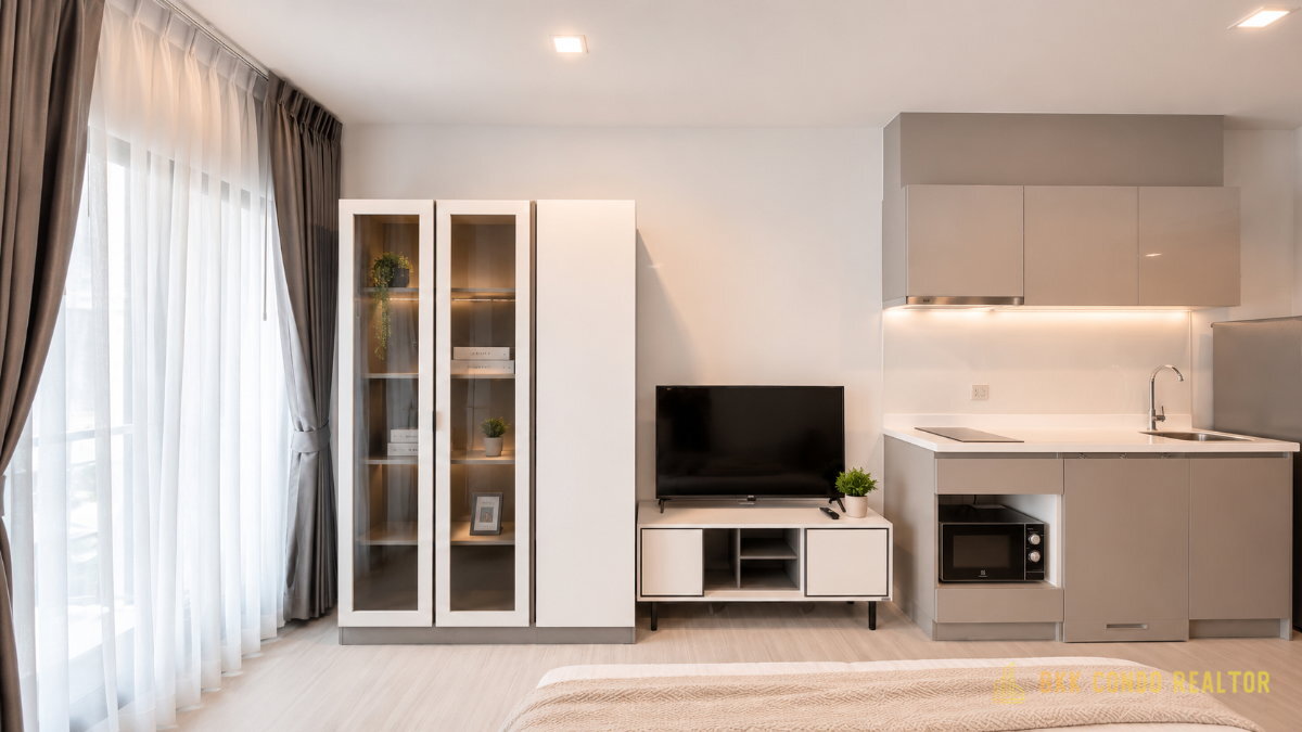 Studio Condo for Rent at Life Asoke – Rama 9 (26 sqm) — Rama 9 MRT