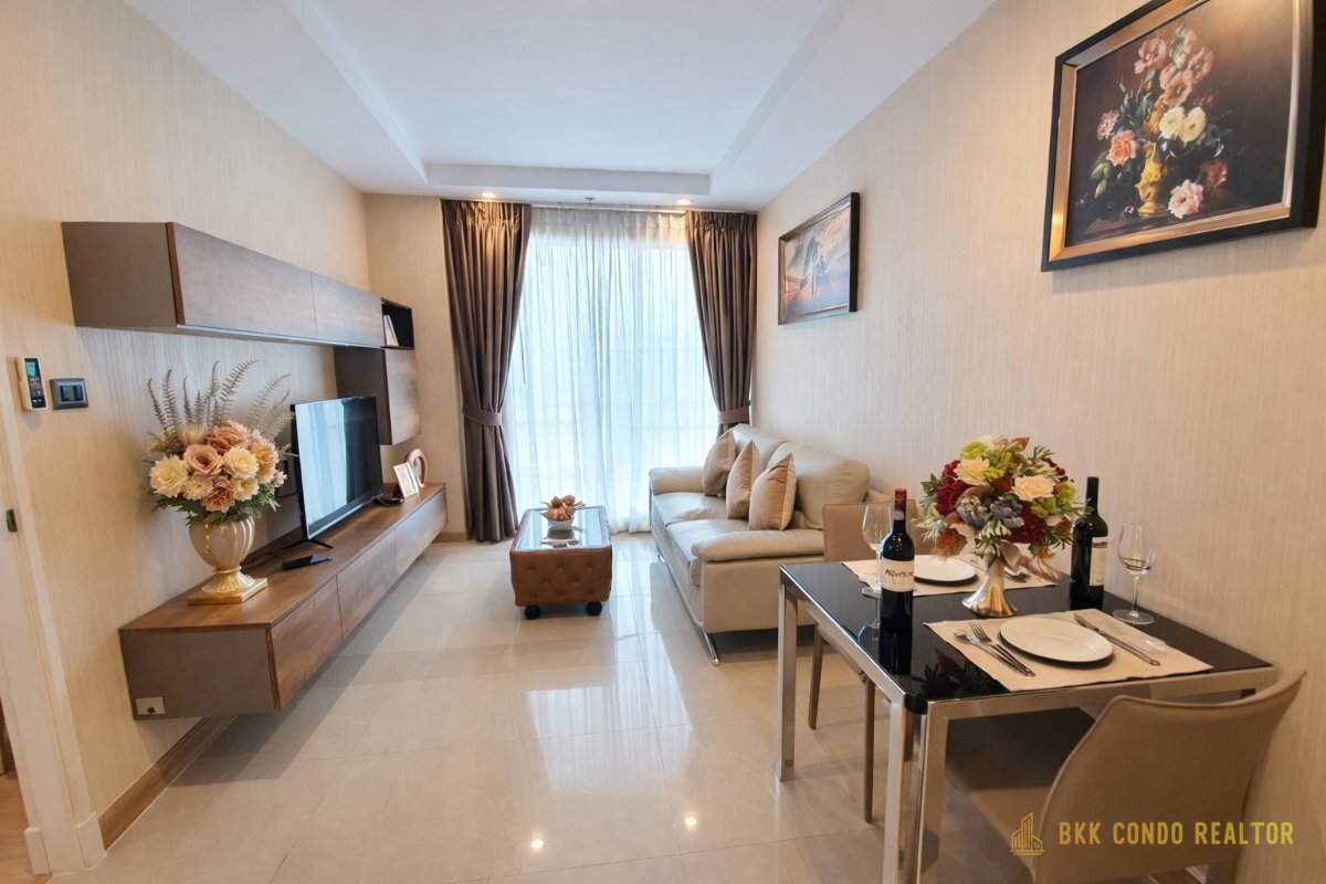 1-Bedroom Condo for Rent at Supalai Wellington (47 sqm) — Rama 9 MRT