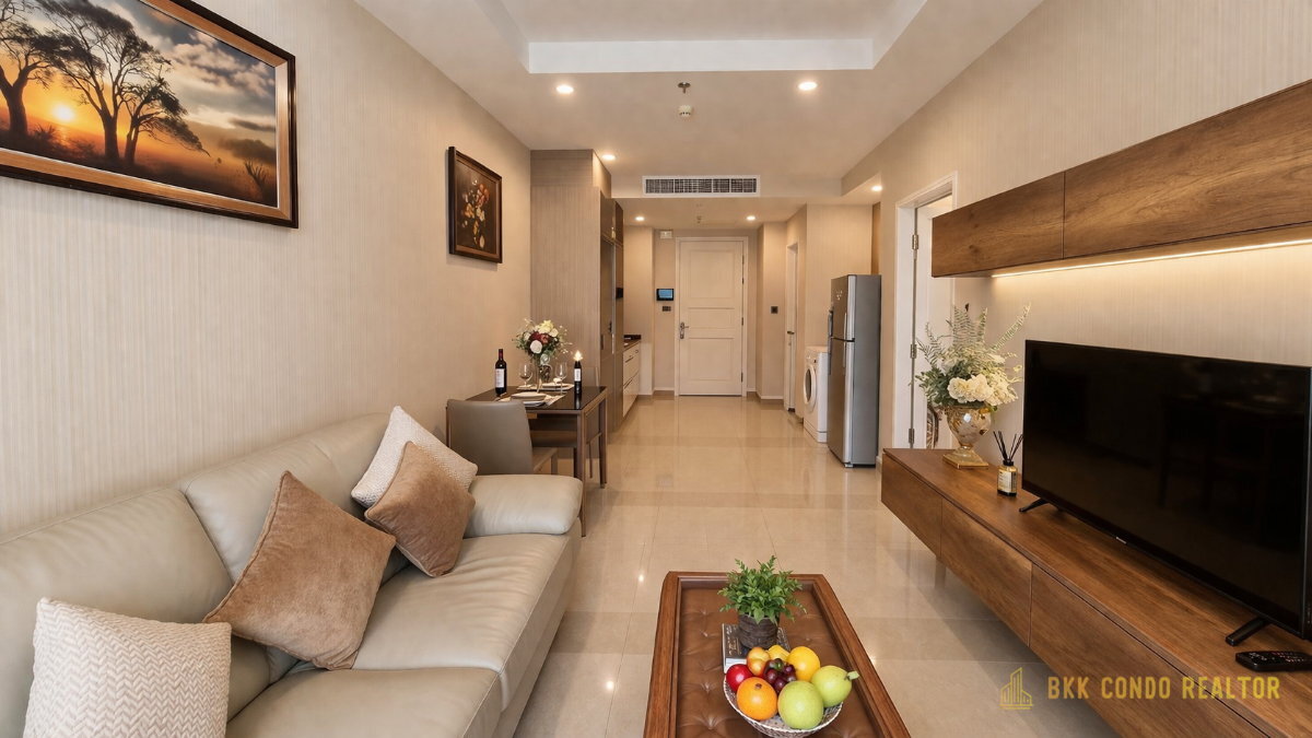 1-Bedroom Condo for Rent at Supalai Wellington (47 sqm) — Rama 9 MRT