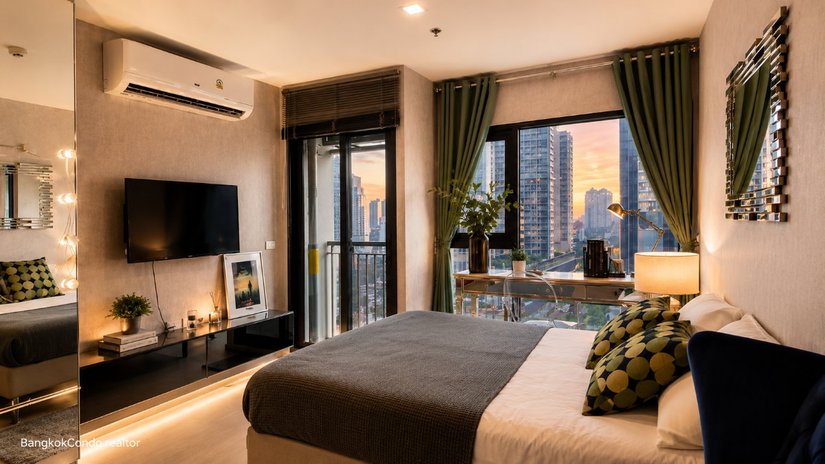 Studio Condo for Rent at Rhythm Sukhumvit 36 – 38 (25 sqm) — Thong Lo BTS