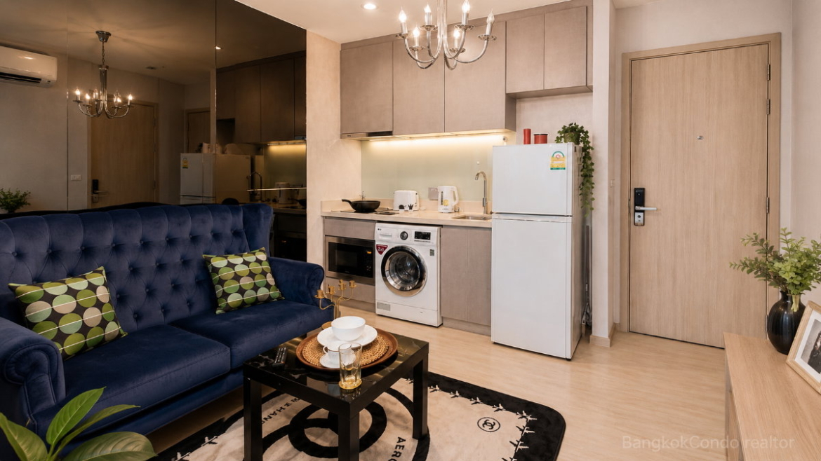 Studio Condo for Rent at Rhythm Sukhumvit 36 – 38 (25 sqm) — Thong Lo BTS