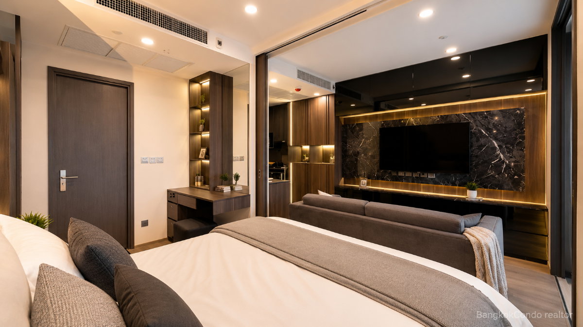 1-Bedroom Condo for Rent at Ashton Chula – Silom (34.5 sqm) — Sam Yan MRT