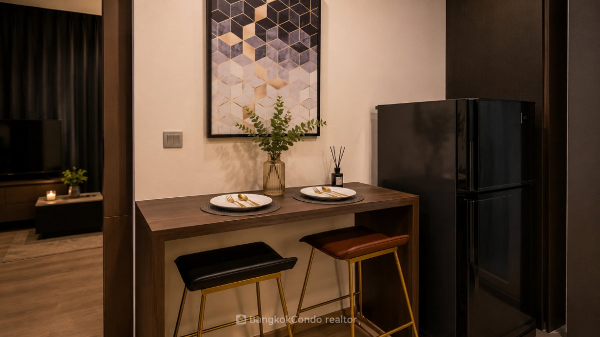 1-Bedroom Condo for Rent at Ashton Chula – Silom (34.5 sqm) — Sam Yan MRT