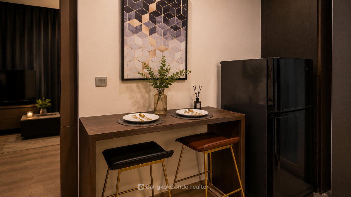 1-Bedroom Condo for Rent at Ashton Chula – Silom (34.5 sqm) — Sam Yan MRT