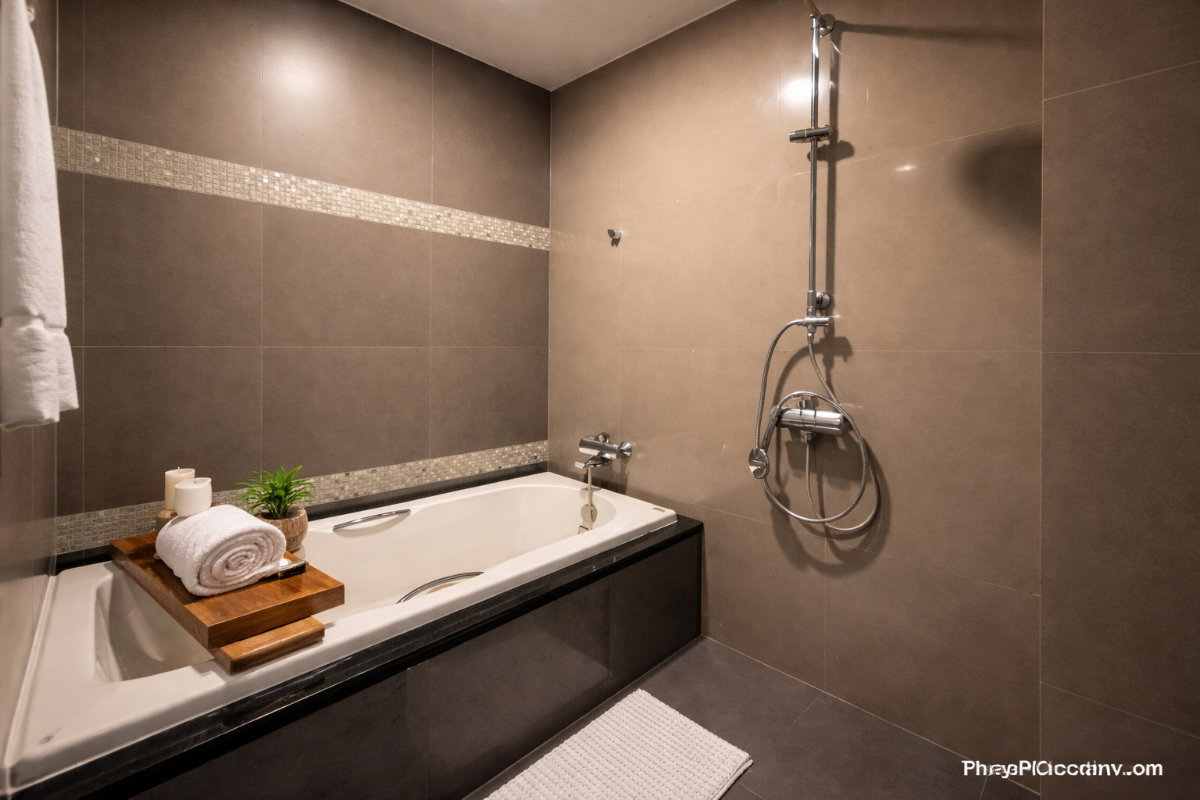 1-Bedroom Condo for Rent at The Crest Sukhumvit 34 (45 sqm) — Phrom Phong BTS