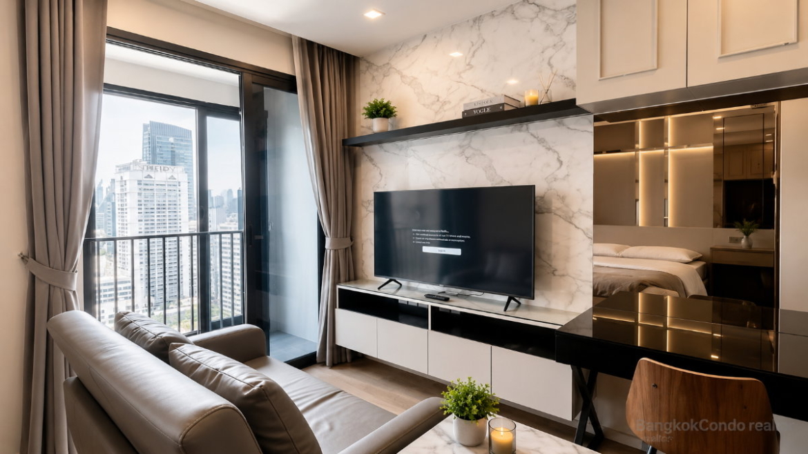 1-Bedroom Condo for Rent at Ashton Asoke (35 sqm) — Asoke BTS