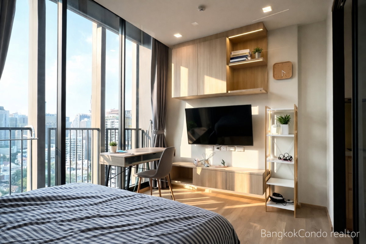 1-Bedroom Condo for Rent at Noble Around Sukhumvit 33 (28 sqm) — Phrom Phong BTS