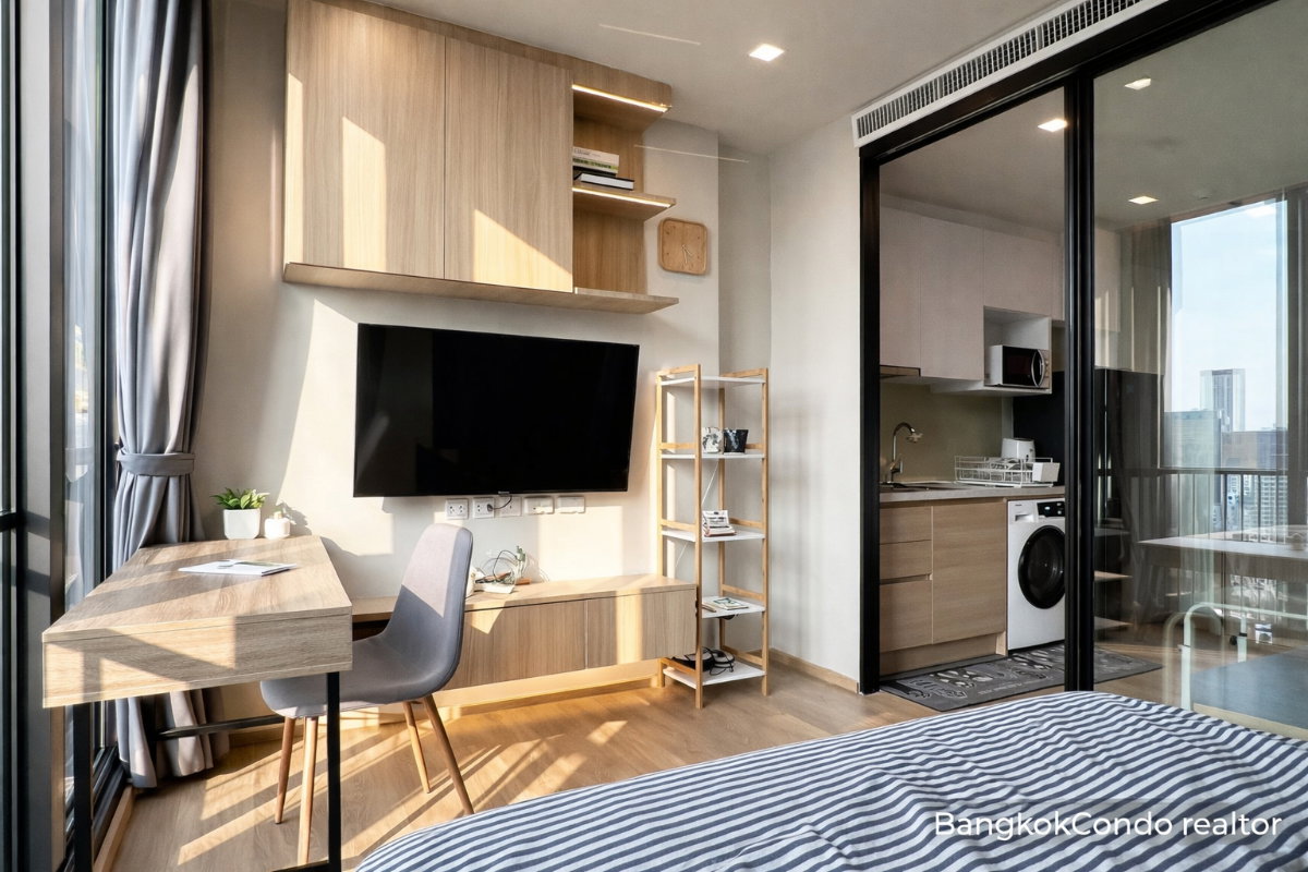 1-Bedroom Condo for Rent at Noble Around Sukhumvit 33 (28 sqm) — Phrom Phong BTS