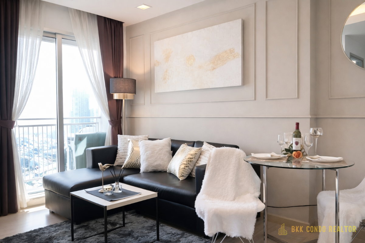 1-Bedroom Condo for Rent at Thru Thonglor (31 sqm) — Thong Lo BTS