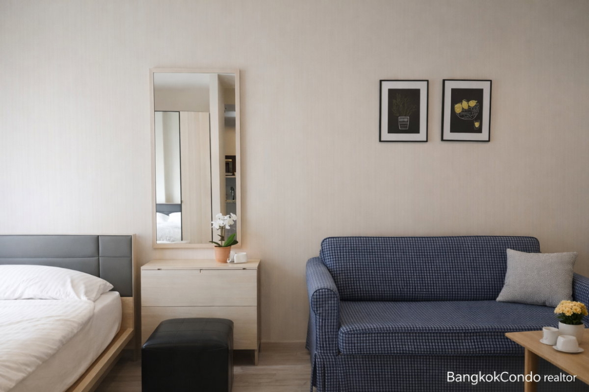 Studio Condo for Rent at IDEO Mobi Sukhumvit 81 (22 sqm) — On Nut BTS