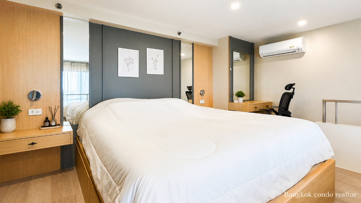 Duplex 1-Bedroom Condo for Rent at Knightsbridge Prime Sathorn (40 sqm) — Chong Nonsi BTS