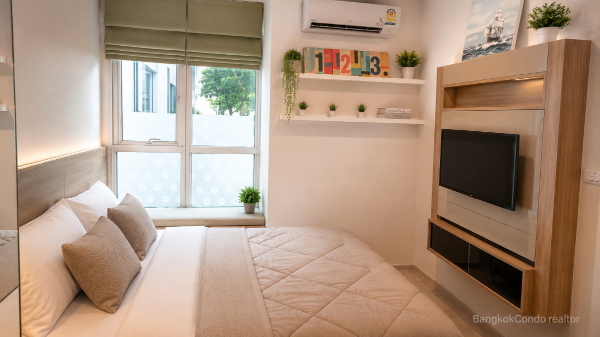 1-Bedroom Condo for Rent at Rhythm Sukhumvit 50 (35 sqm) — On Nut BTS