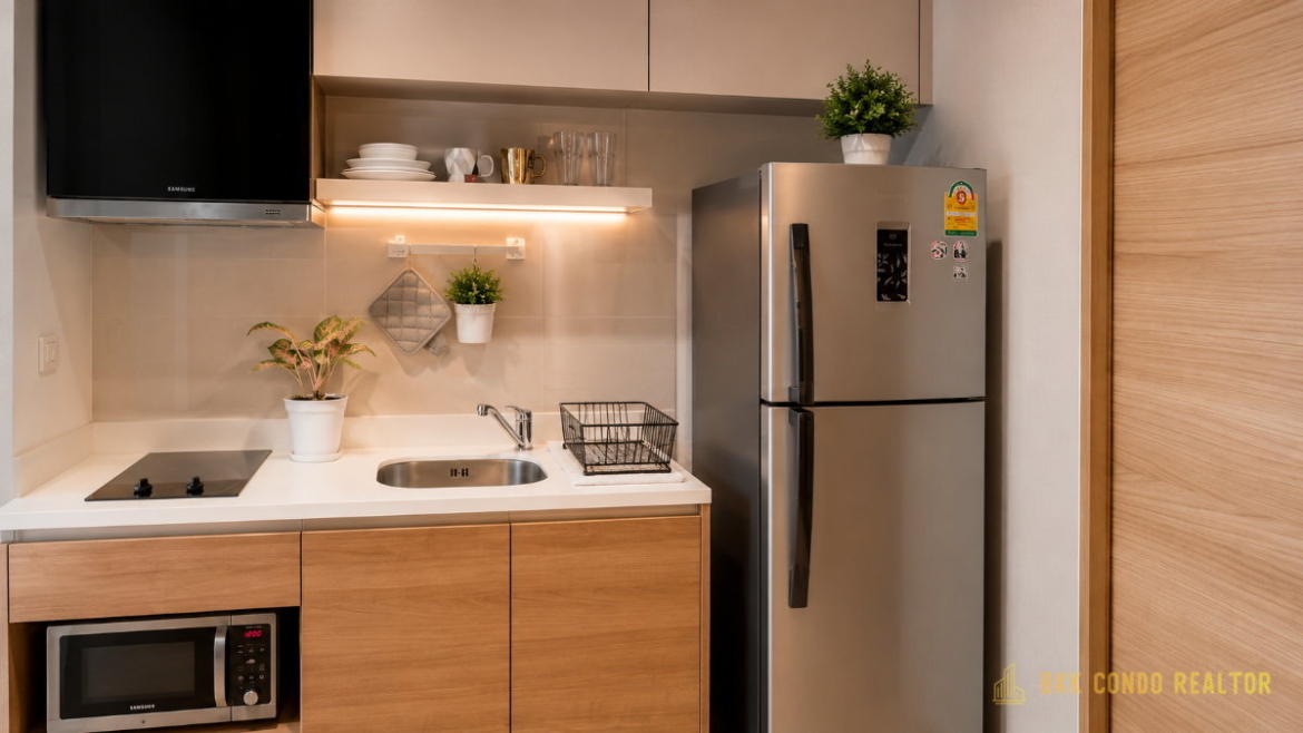 1-Bedroom Condo for Rent at Rhythm Sukhumvit 50 (35 sqm) — On Nut BTS