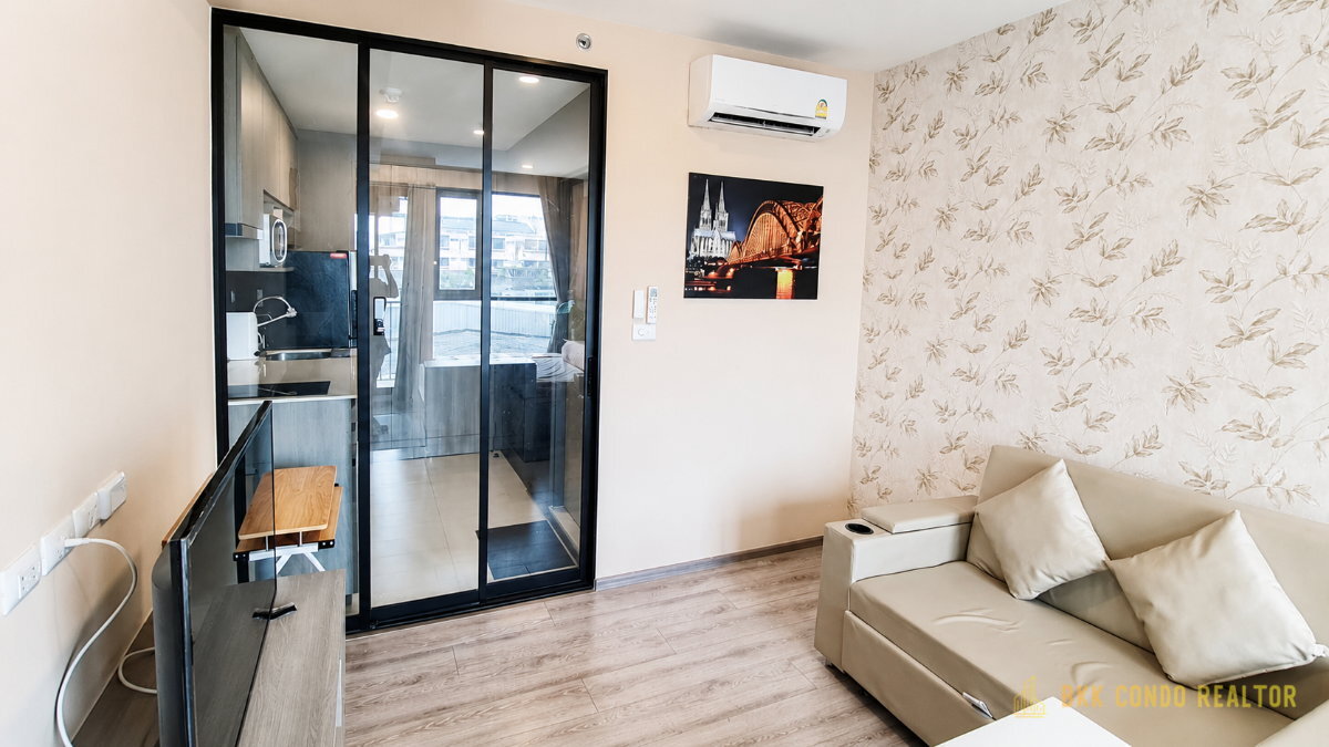 1-Bedroom Condo for Rent at Knights Bridge Collage Sukhumvit 107 (24 sqm) — Bearing BTS