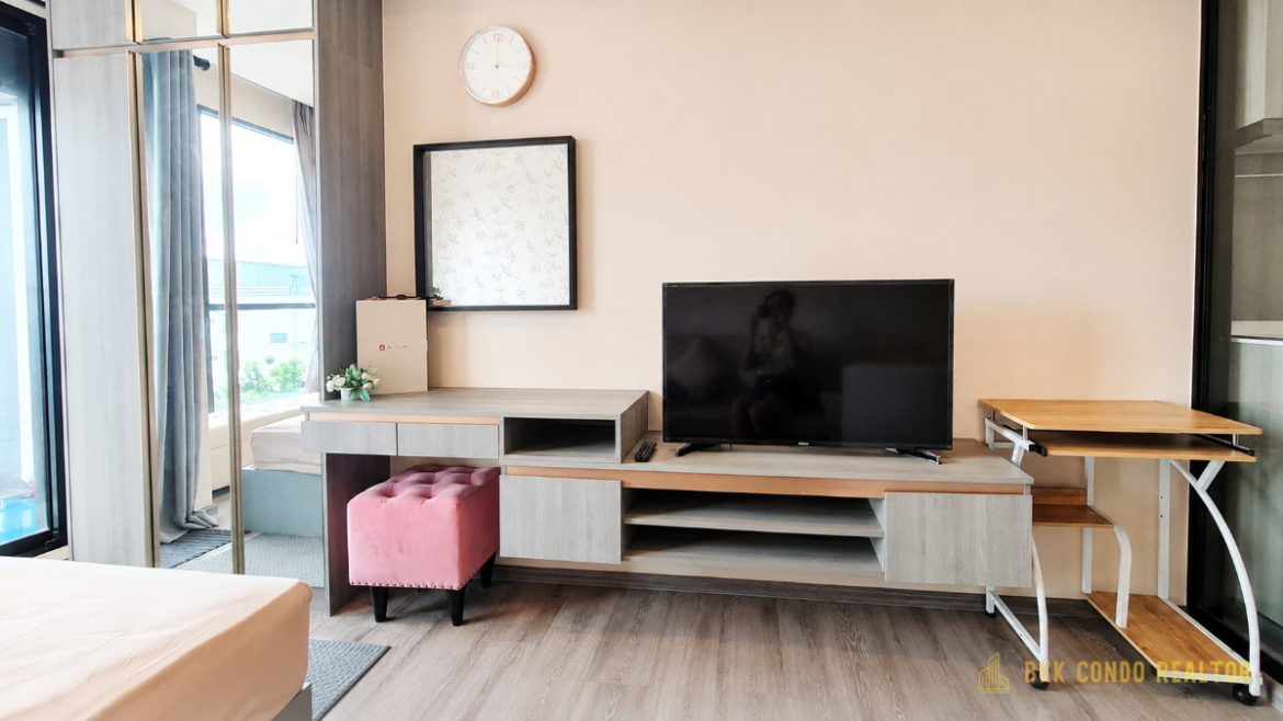 1-Bedroom Condo for Rent at Knights Bridge Collage Sukhumvit 107 (24 sqm) — Bearing BTS