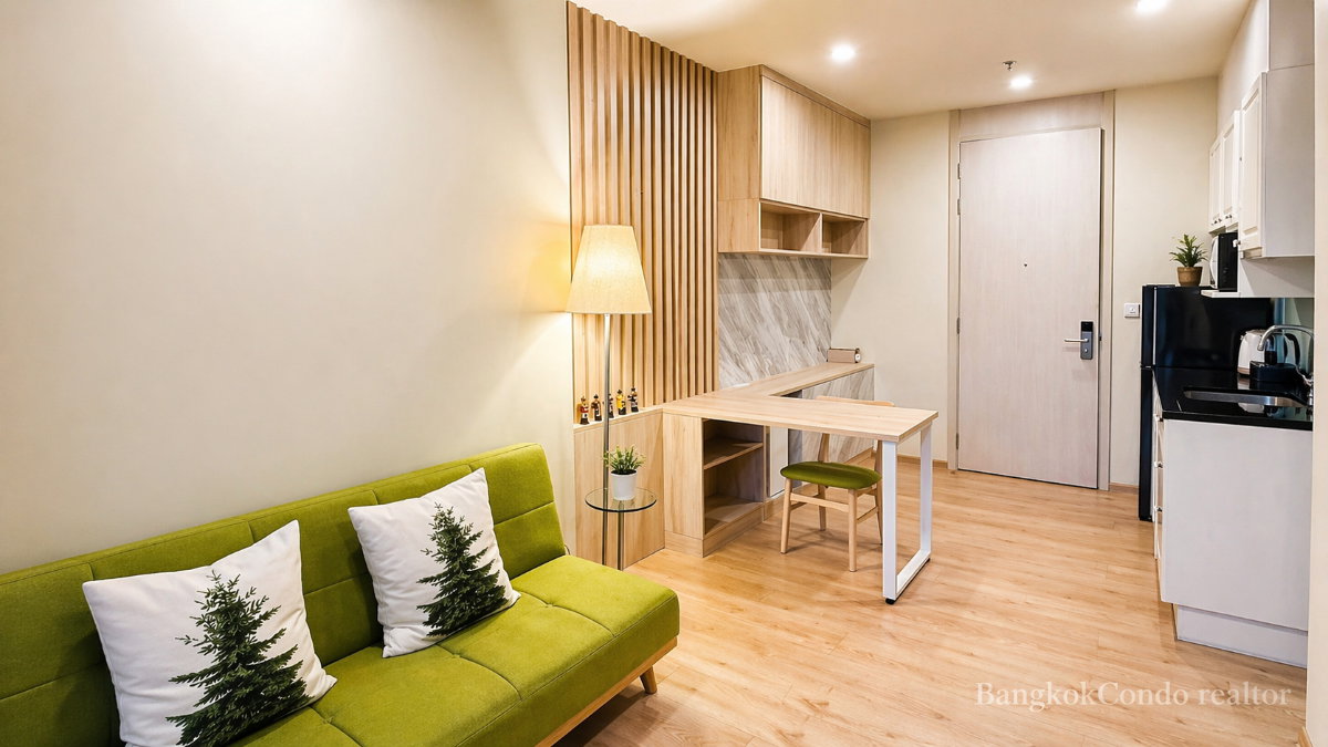1-Bedroom Condo for Rent at Noble Recole (35 sqm) — Asoke BTS