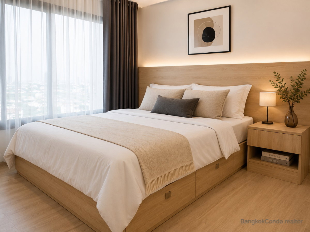 1-Bedroom Condo for Rent at Life Sukhumvit 62 (30 sqm) — Bang Chak BTS