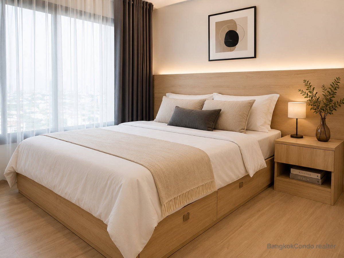 1-Bedroom Condo for Rent at Life Sukhumvit 62 (30 sqm) — Bang Chak BTS