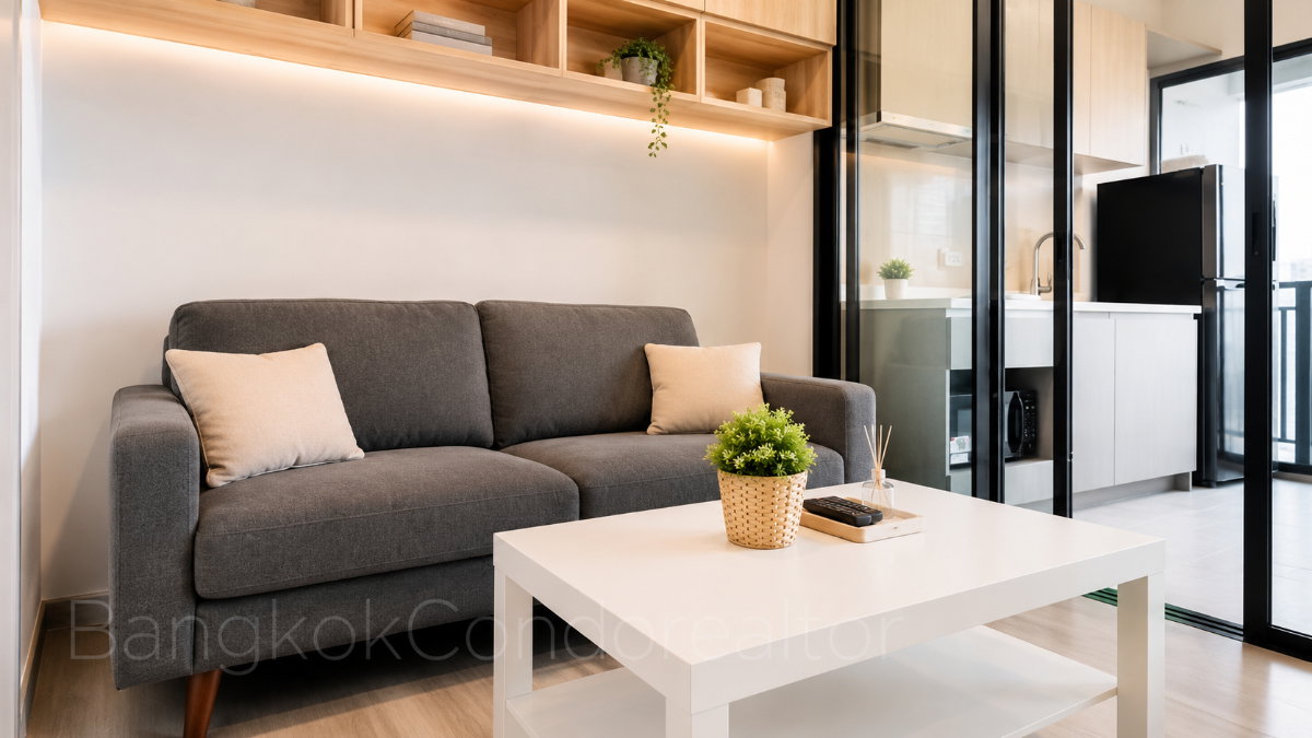 1-Bedroom Condo for Rent at Life Sukhumvit 62 (30 sqm) — Bang Chak BTS
