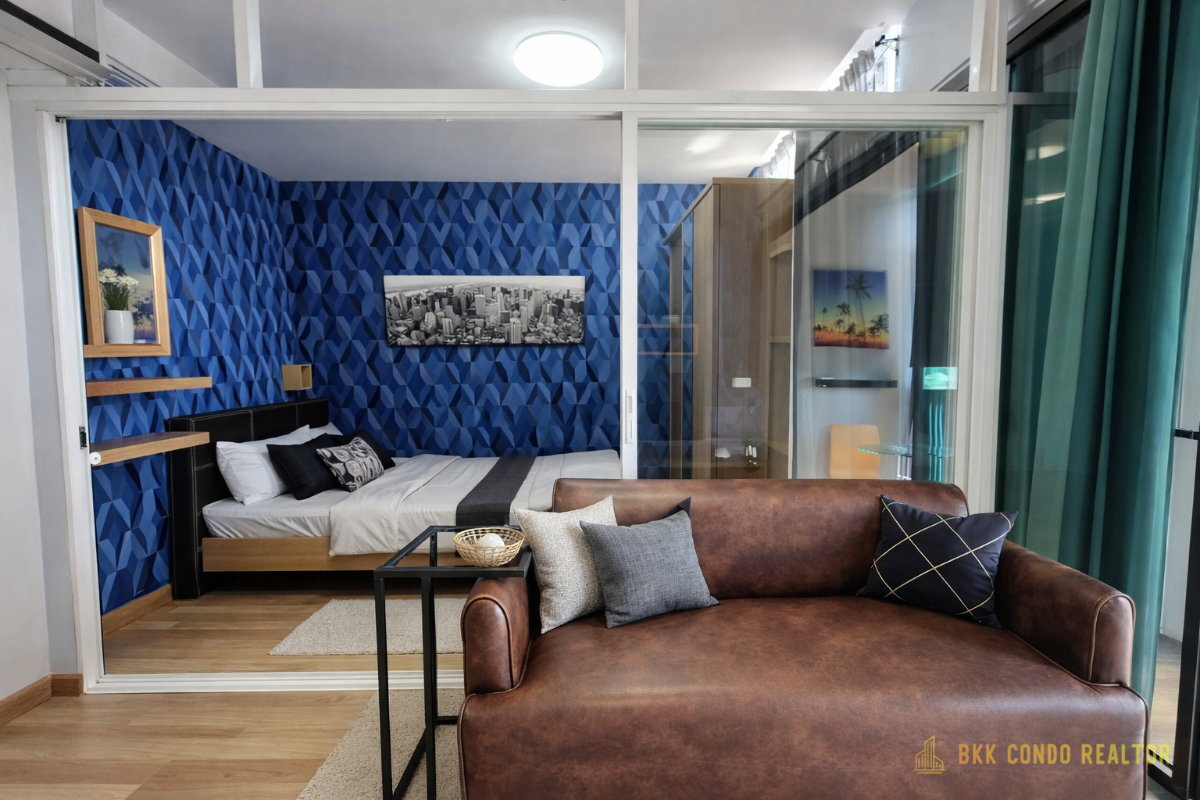 a04148-02 1-Bedroom Condo for Rent at IDEO Blucove Sukhumvit (27 sqm) — Udom Suk BTS