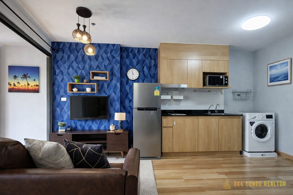 a04148-04 1-Bedroom Condo for Rent at IDEO Blucove Sukhumvit (27 sqm) — Udom Suk BTS