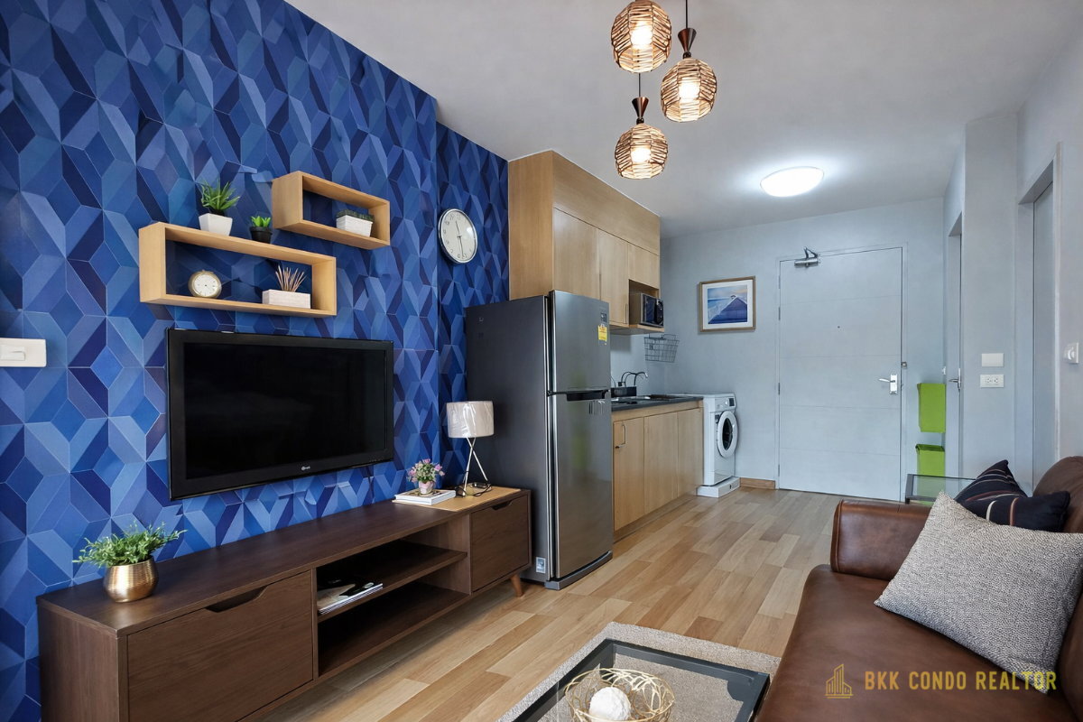 a04148-05 1-Bedroom Condo for Rent at IDEO Blucove Sukhumvit (27 sqm) — Udom Suk BTS
