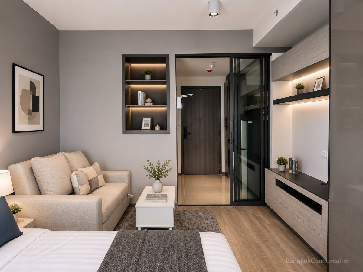 1-Bedroom Condo for Rent at IDEO Chula-Samyan (29 sqm) — Sam Yan MRT