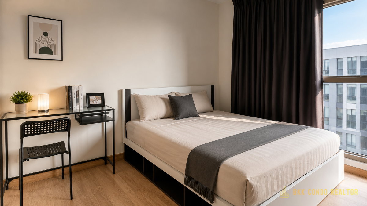 1-Bedroom Condo for Rent at Aspire Rama 4 (28 sqm) — Phra Khanong BTS